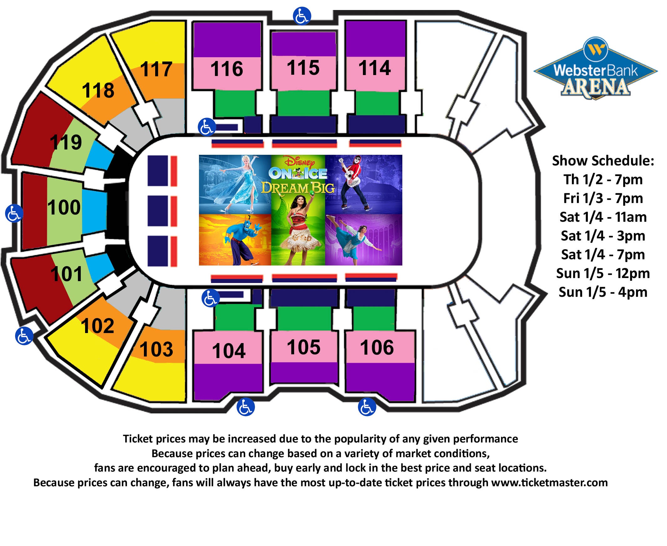 Bridgeport Arena Seating Chart