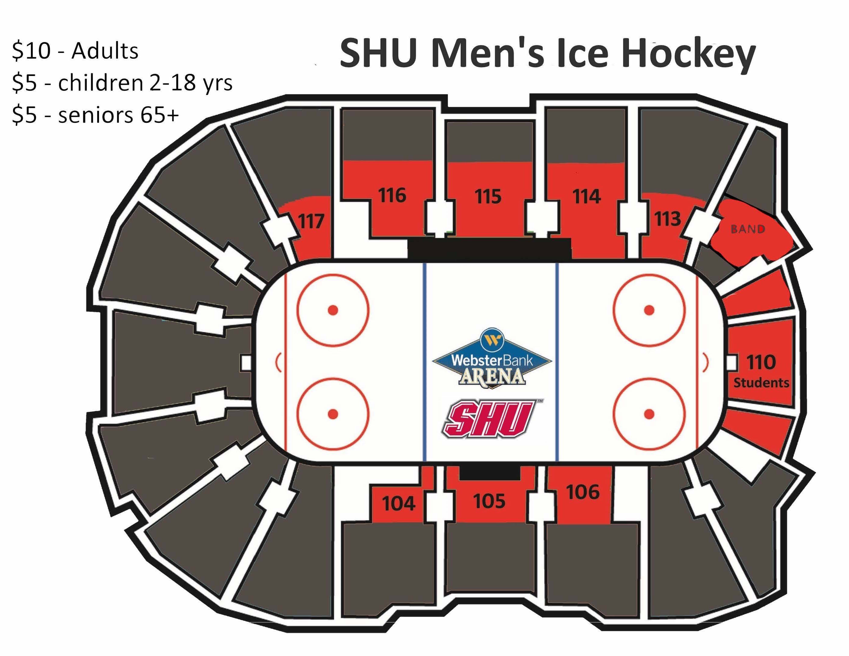 Webster Bank Arena Seating Chart Hockey